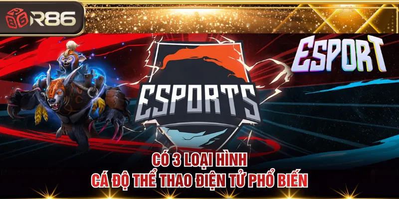 Có 3 loại hình cá độ thể thao điện tử phổ biến