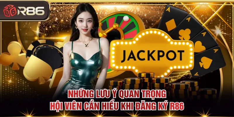 Những lưu ý quan trọng hội viên cần hiểu khi đăng ký R86